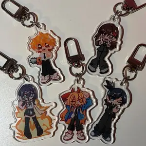 Chainsaw Man Keychains | CSM | Chainsaw Man season 2 Acrylic Keychain, CSM anime merch, Chainsaw Man 2026