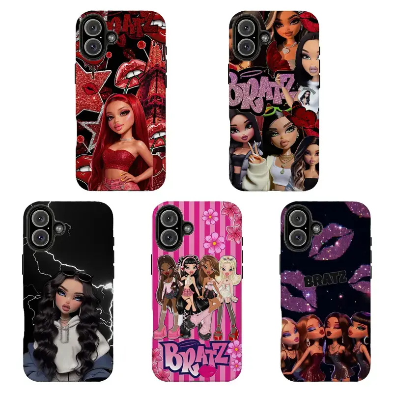 Brat2 Doll Aesthetic Phone Case Y2K Badd1e Aesthetic Gift The Best Gift for Yourself Friends and Family. Tough Defender Hard Shell Protective Cover Fit Apple iPhone 11 to 17 Series Pro Max Air.