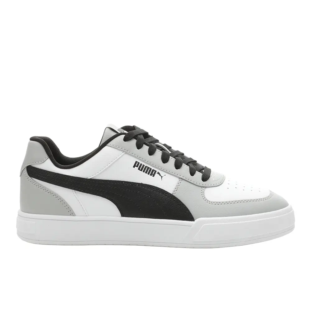 PUMA Mens Carter Leather Lace Up Sneakers Shoes Casual - Grey PUMA Mens Carter Leather Lace Up Sneakers Shoes Casual - Grey