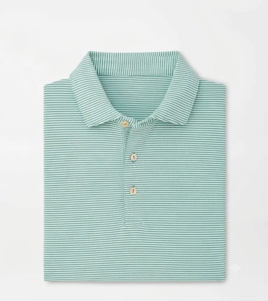 Men's Candor Performance Mesh Polo Shirt with Embroidered Logo