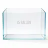 15Gal Ultra Clear Crystal Glass Aquarium Fish Tank, Rectangular Bare Tank with 6mm Thickness, Wide Viewing Angle, Ideal for Ornamental Fish, Dimensions L19.6in×W13in×H13.8in sohochic, Clarity