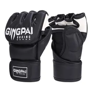 Boxing Gloves, Training & Sparring Gloves, Martial Arts Gloves with Open Palms, Kickboxing Gloves, Muay Thai, MMA Gloves
