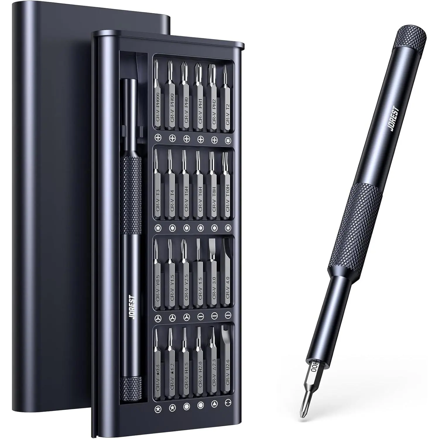25-IN-1 Screwdriver Set, Mini Repair Tool Kit with Torx for Macbook, Computer, Laptop, iPhone, PS5,, Switch,, Watch, Ring Doorbell,, Gift Gadget for Men