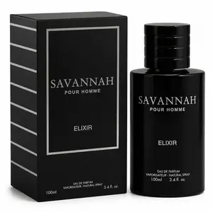 Savannah Elixir Pour Homme 100ml Eau De Parfum for Men | Long Lasting Fresh Woody Cologne