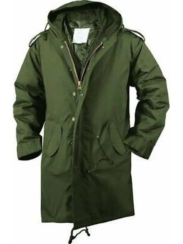 Olive Drab Military Cold Weather M-51 Fishtail Parka Jacket