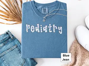 Podiatry Floral Preppy Shirt, Foot Doctor t-Shirt, Podiatrist Spring t-shirt, Foot Specialist Student Gift Tee, Podiatry Office Staff Shirt