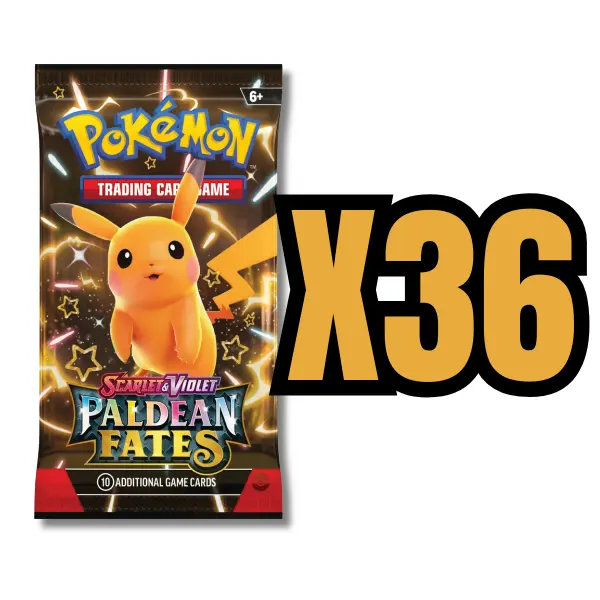 Paldean Fates Booster Packs - 36 Booster Packs - TikTok Shop