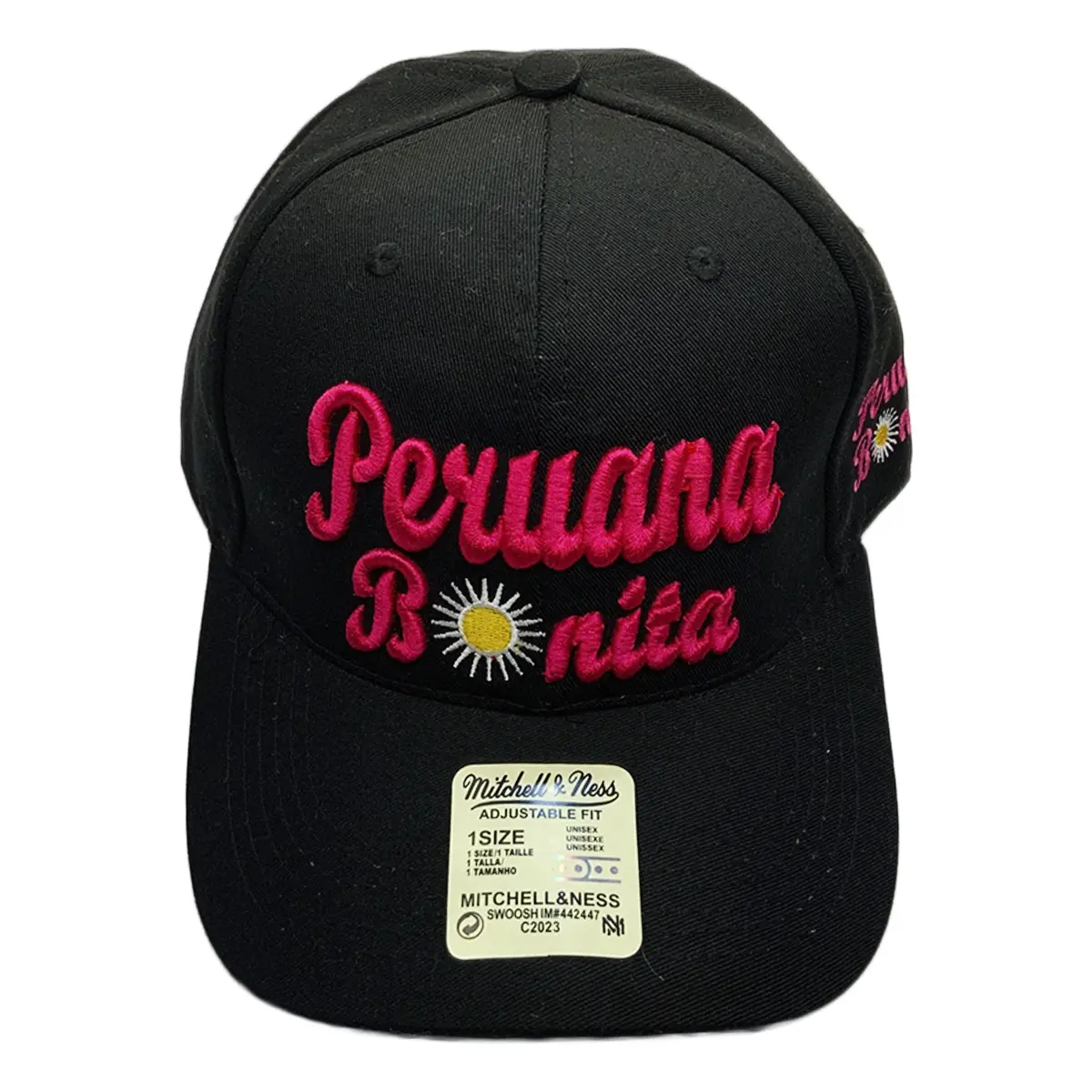 NWT Peru Peruvian Embroidery Bonita Women's Adjustable Strapback Baseball Hat