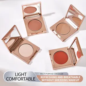 Colored Clay CC Undereye Corrector, Concealer, A Palette For Covering Blemishes, Dark Circles, And Marks - Long-Lasting Hydration.Cosmetic Valentine'S Day Gifts For Girls