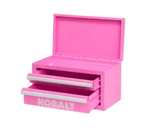 Kobalt Mini 2-Drawer HOT Pink Steel Tool Box