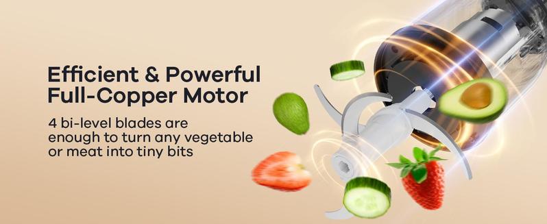 New Year gift Food Processor with 8 Cup Glass Bowls & 8 Cup Stainless Steel 2-Speed Food Chopper Meat Grinder , Upgraded Button & Smart Overheat Protection Light - Includes Clean Brush, 2 Sets of Blades New Year gift Food Processor with 8 Cup Glass Bowls & 8 Cup Stainless Steel 2-Speed Food Chopper Meat Grinder , Upgraded Button & Smart Overheat Protection Light - Includes Clean Brush, 2 Sets of Blades