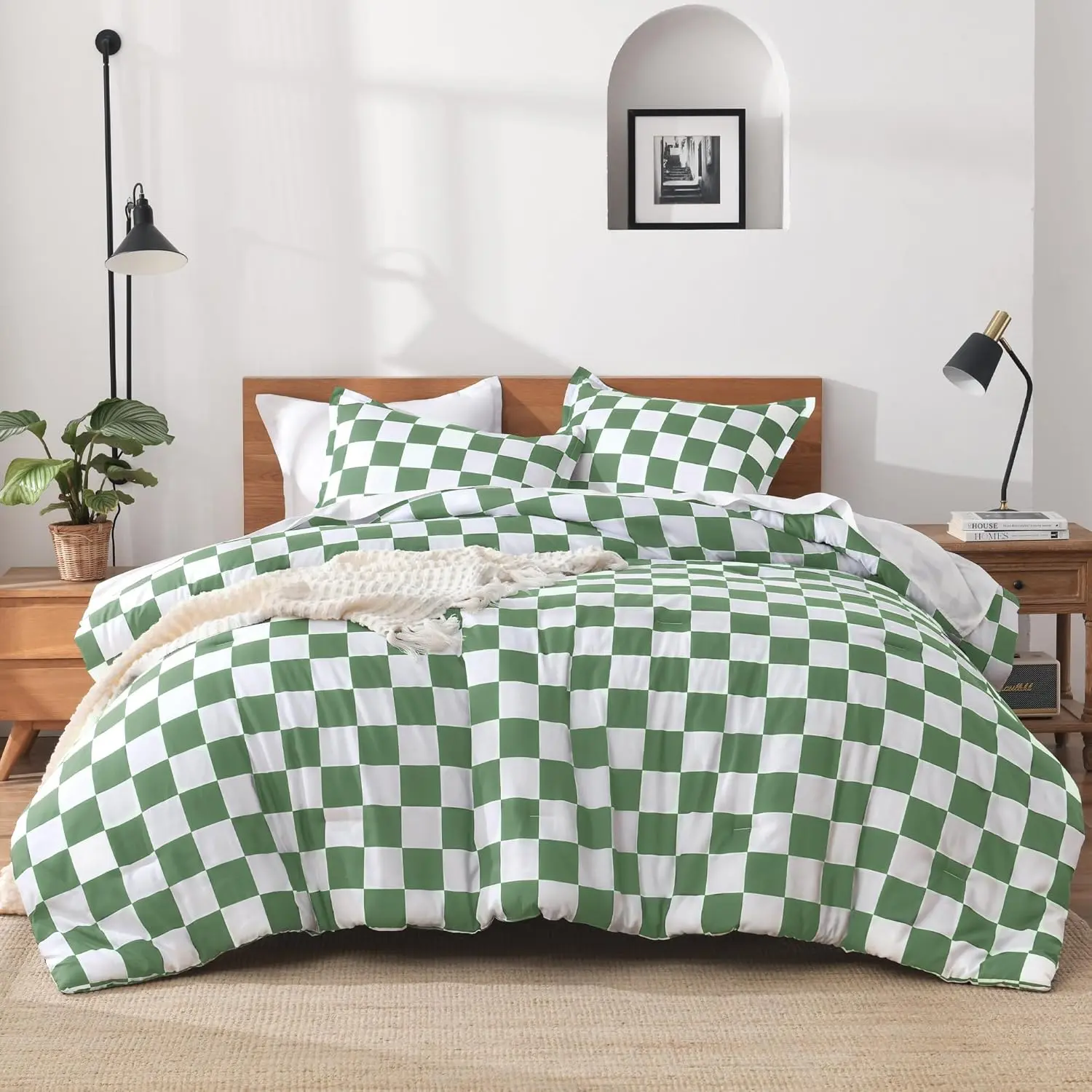 03   Checkered   Green White