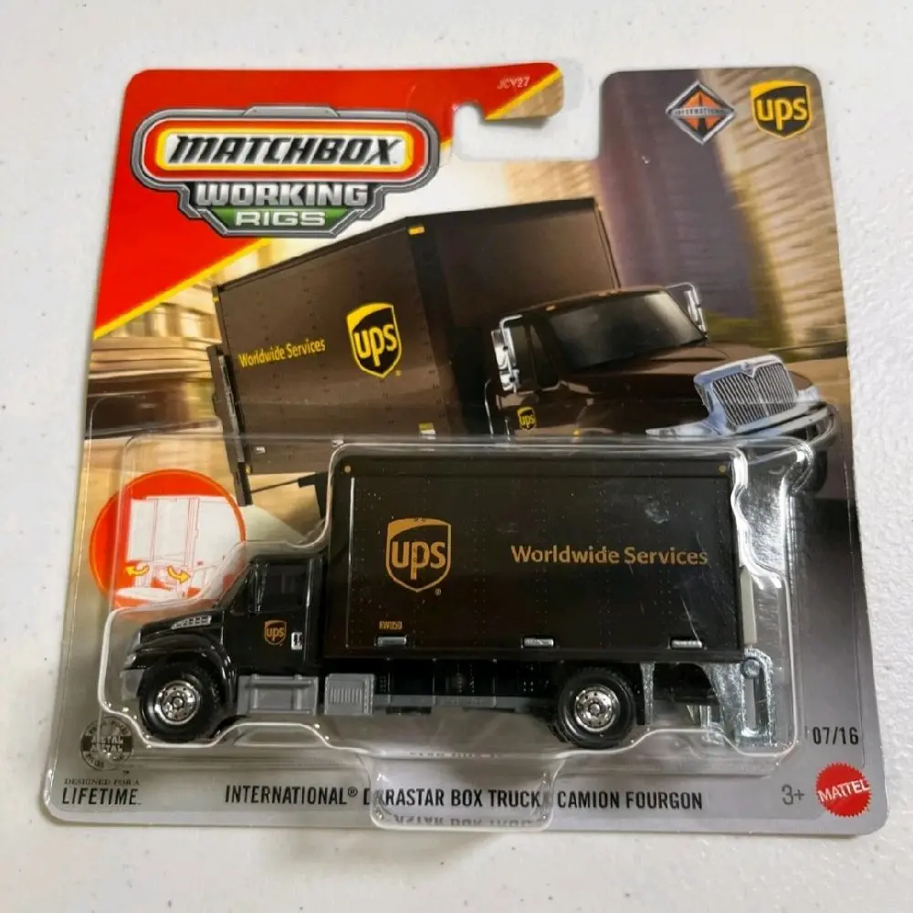 2026 Matchbox Working Rigs #07 International Durastar Box Truck | UPS | FSC 2026 Matchbox Working Rigs #07 International Durastar Box Truck | UPS | FSC