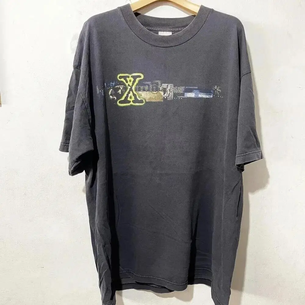 Vintage 90s The X Files Shirt Black Color Reprint Shirt Men Women S-5XL