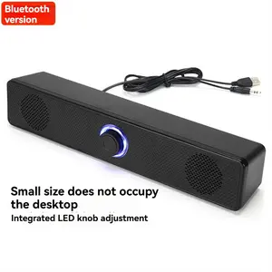 PC Soundbar Wireless Bluetooth Speaker USB Powered Soundbar for TV Pc Laptop Gaming Home Theater Audio System A for Christmas New Year Home Use