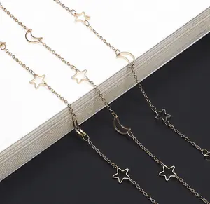 Star Glasses Chain/Moon Glasses Chain/Sunglasses Chain/Gold/Silver