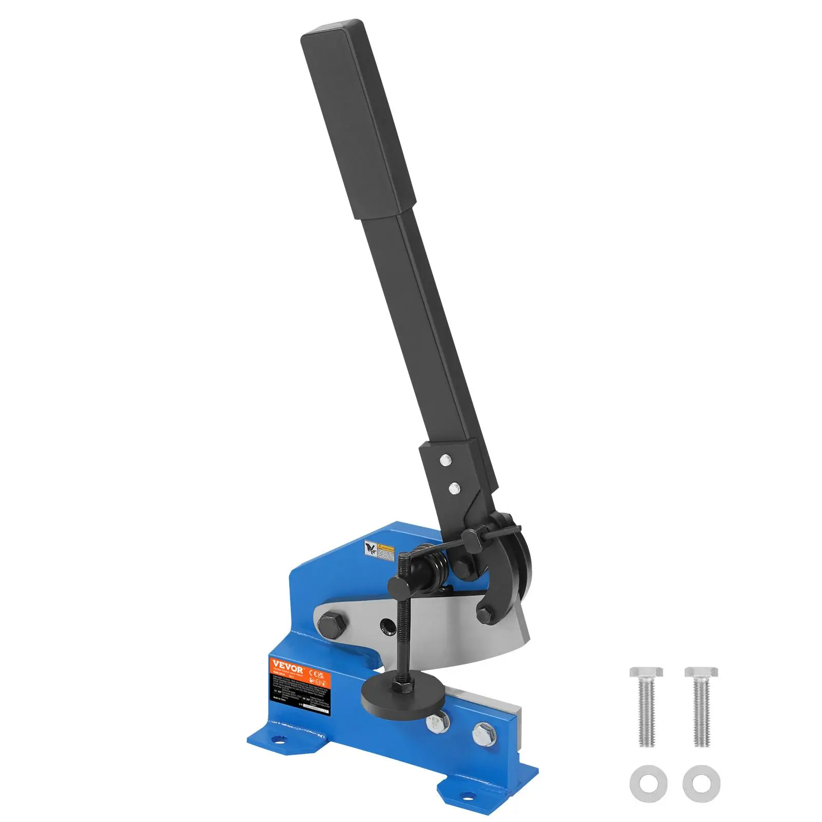 【summerfinds】VEVOR 5" Manual Hand Plate Shear - Q235 Benchtop Metal Sheet Cutter, 0.47"/12mm Capacity, 4.33"/110mm Length, T10 Steel Blade Utility Knife, Long Handle, for DIY Enthusiasts, Adults
