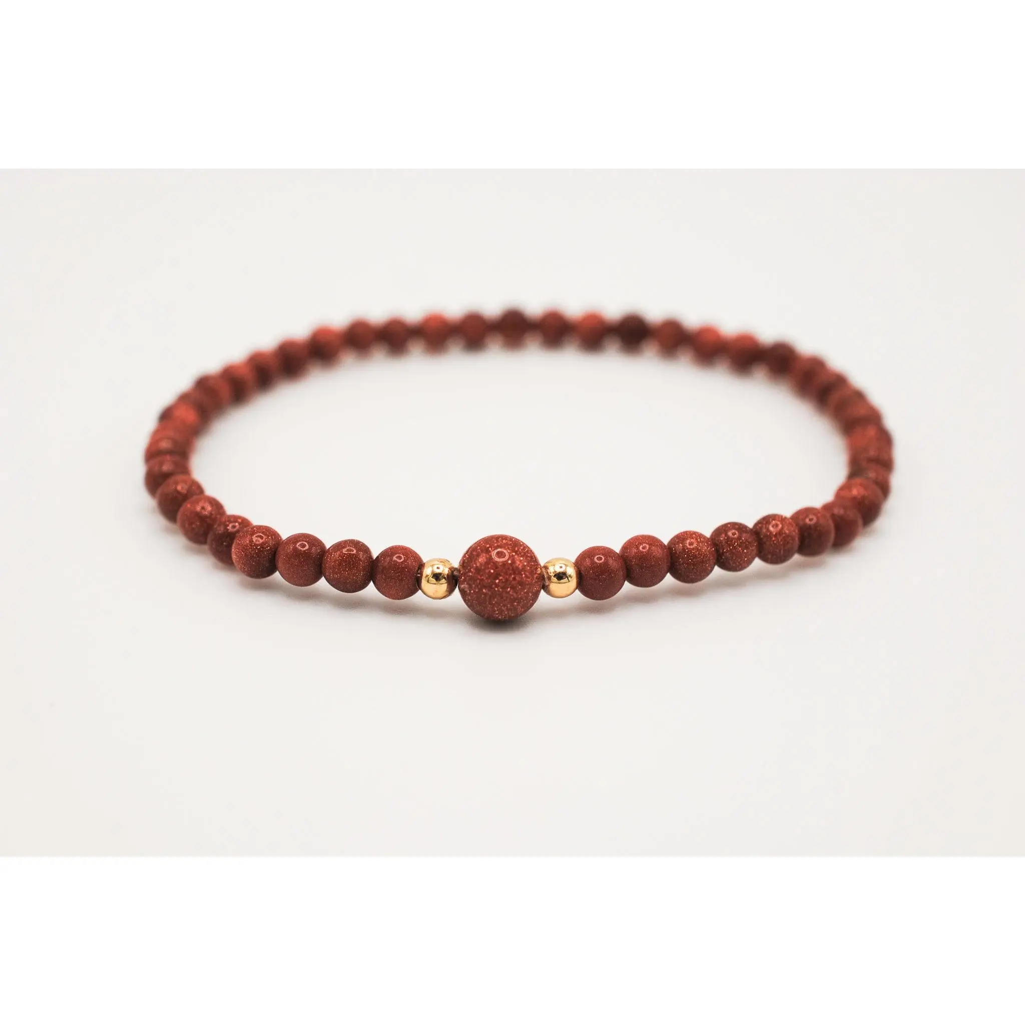 Goldstone Horizon Bracelet