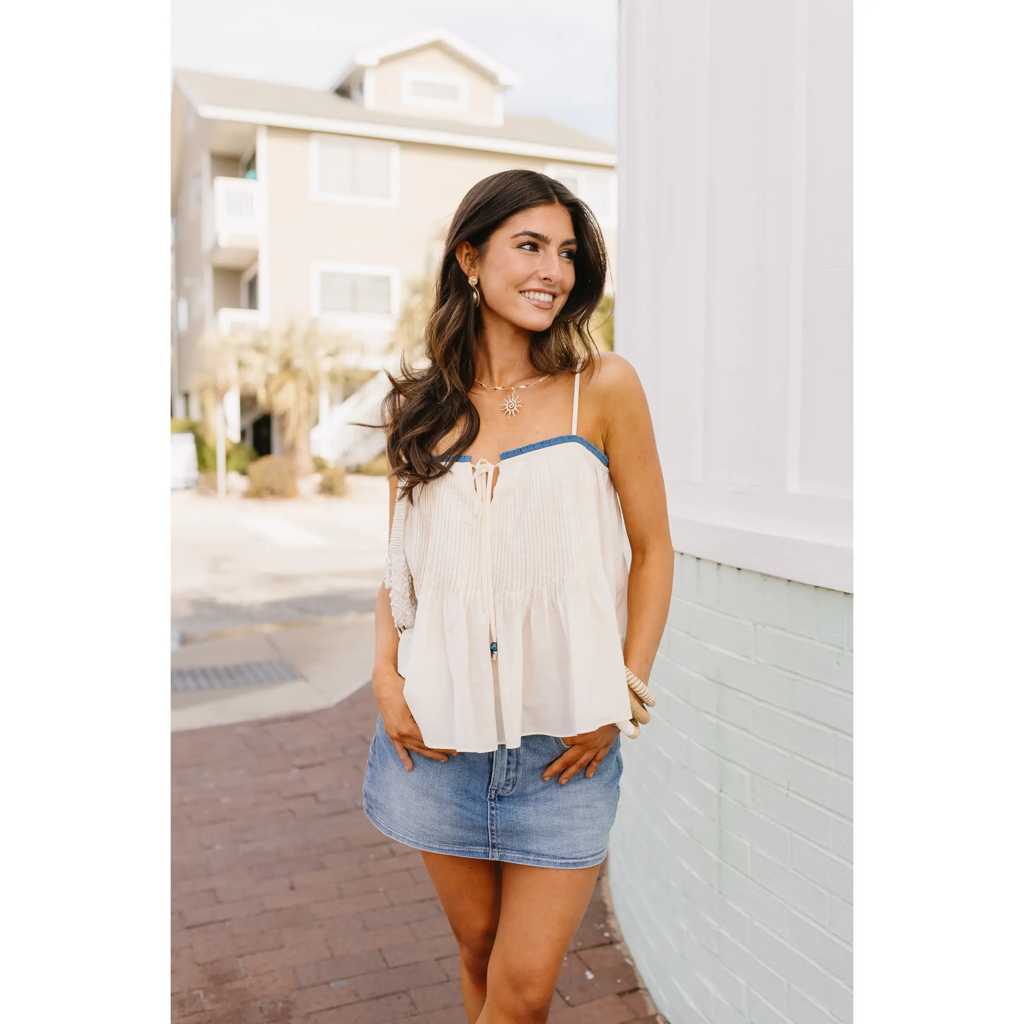 kamilla sequin cami top - orange - TikTok Shop