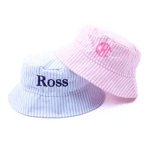 Stripe Sun Hat - Cute Kids Sun Protection for the Beach or Pool