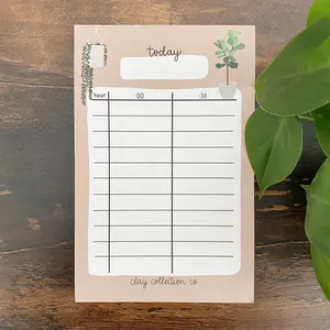 Daily Plant Parent's Planner with Custom Time-Block To-Do List | Tear Away Notepad