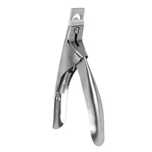 Nail Clippers Acrylic Professional Nail Clipper for Acrylic Nails, Gift for Women Fake Nail Clipper for Home Salon Nail Art Acrylic Nails Stainless Steel Adjustable (Silver) Manicure Nail Care