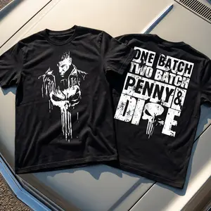 Frank Castle Punisher Mineral Washed 2 Sides T-shirt, White Skull 1 Batch 2 Bacth Penny D1e Movie Sweatshirt, Jon Bernthal Hoodie, Gift For Pretty Fan Girls, Gift for Comic Fans