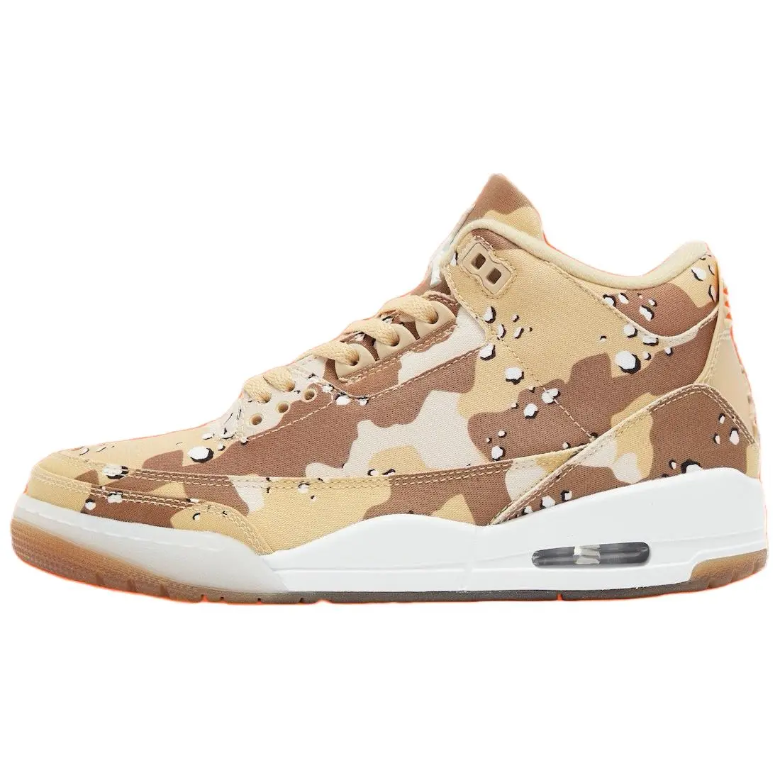 Jordan 3 Retro Wnba Desert Camo Mid Top Basketball Shoes Brown Women's HM4301-200