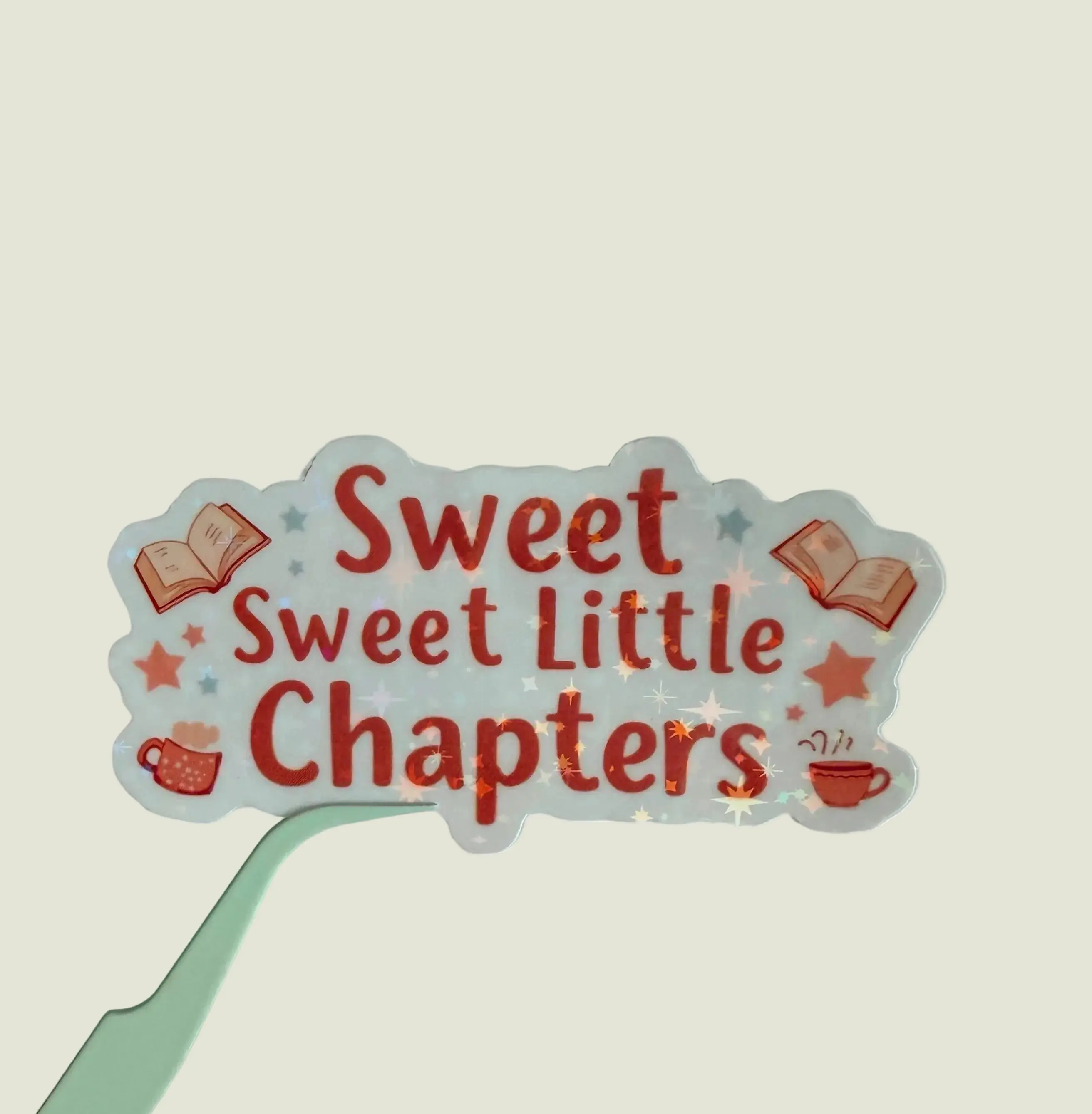Sweet little chapters holographic sticker Sweet little chapters holographic sticker