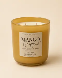 Mango Grapefruit - 10oz Double Wicked Candle