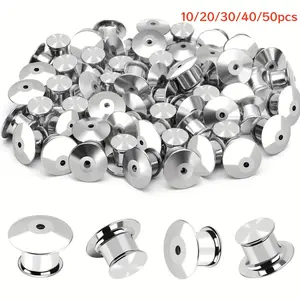 10/20/30/50pcs Locking Pins Back Safety Latch Keeper Hook, Metal Security Fastener for Bags & Cases, Durable Secure Closure Accessories