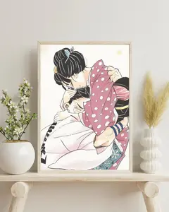 Akaza Demon Slayer Poster Anime High Quality Wall Art Beautiful Room Decoration