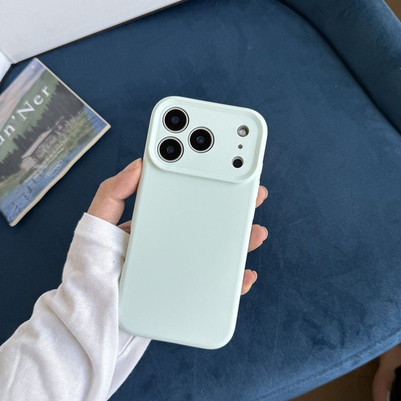 Cute Pastel Aesthetic Matte Soft Touch iPhone Case, Slim Silicone Shockproof Anti-Scratch Cover with Precise Camera Cutout For iPhone 17 16 15 14 13 Pro/Pro Max/Plus/Air Perfect Gift for Her/Him