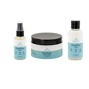 EverVive Anti-aging Facecare Set Radiant Gentle with Cacay Oil Retinol & Vitamin E for Youthful Skin Repair Rejuvenating