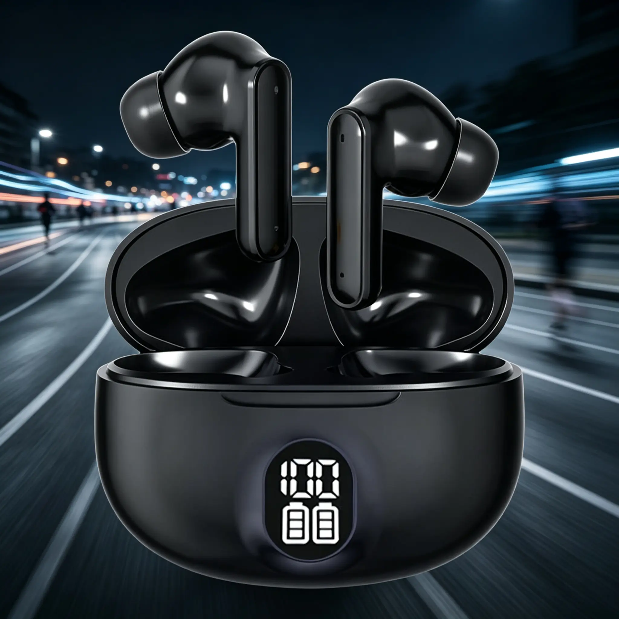 TEMPOMIND TWS Bluetooth Headphones - Wireless Earbuds for Business Trips, Sports & Fitness, Daily Commuting, Wireless Earbuds Bluetooth, Headphones Bluetooth Earbuds