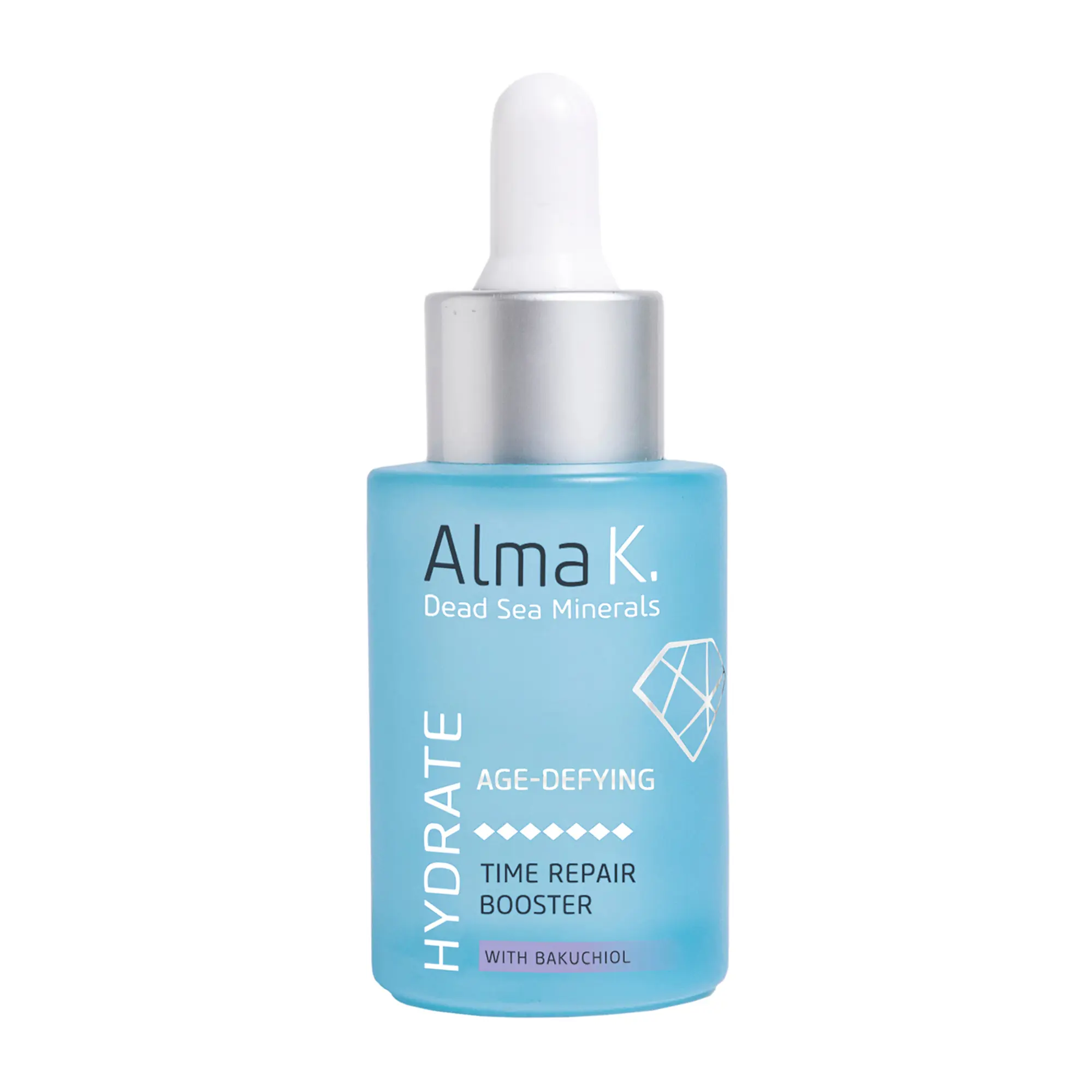 Alma K Time Repair Booster With Bakuchiol - Face Serum for Women - Hyaluronic Acid Serum for Face - Skin Brightening Serum - Hydrating Serum - 1 oz