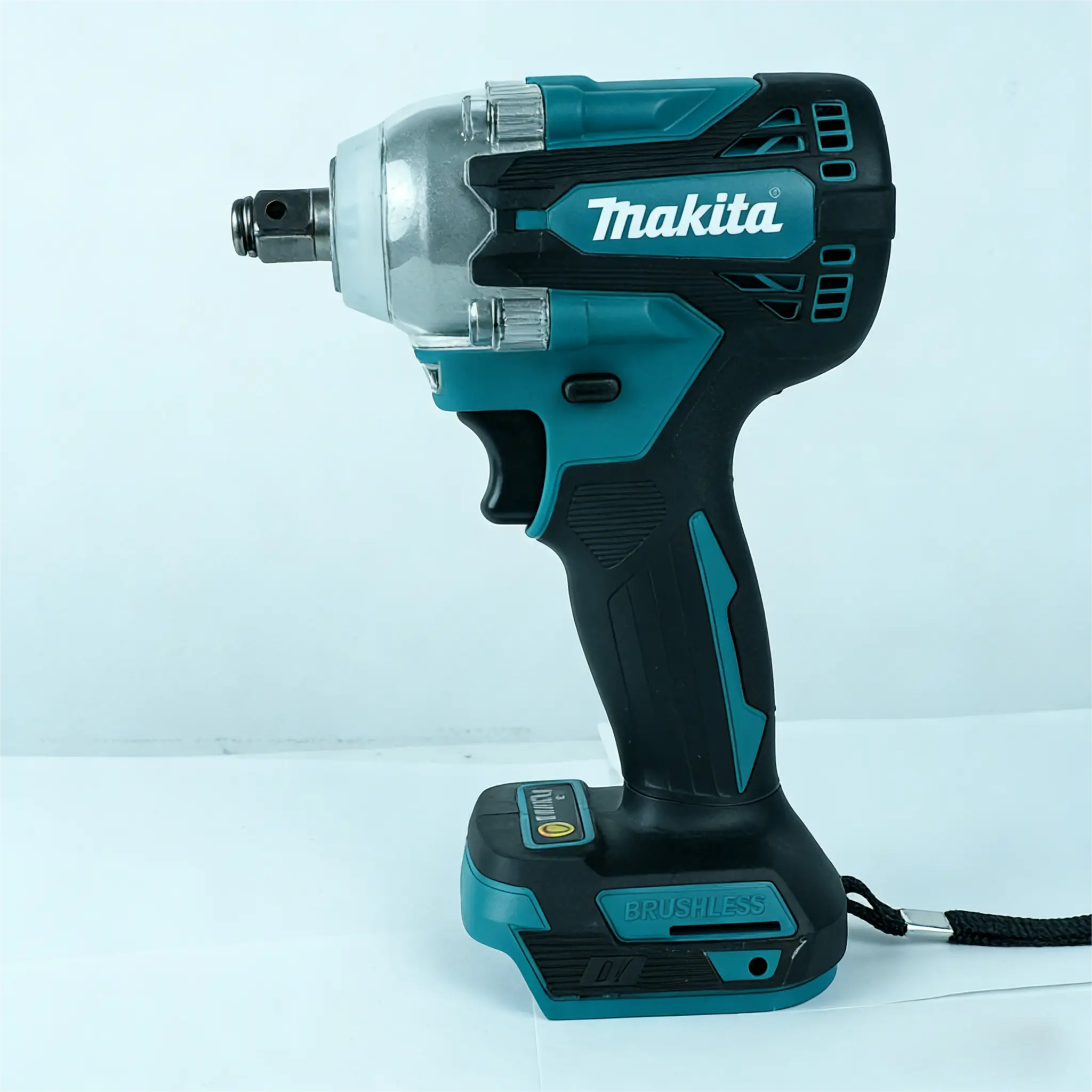 Makita 18V Cordless Brushless Heavy-Duty Impact Wrench - 1/2 in Square Drive, 330 Nm Tightening, 580 Nm Breakaway, Adjustable Speed, Batteries, Fast Charging, Impact Drill Compatible, for Automotive Maintenance, Construction Engineering