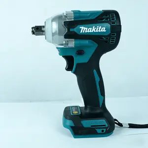 Makita 18V Brushless Impact Wrench Tools - 1/2 in Square Drive, 330 Nm Tightening Torque, 580 Nm Breakaway Torque, Adjustable Speed, 18V Lithium Battery with Charger, for Automotive Bolts