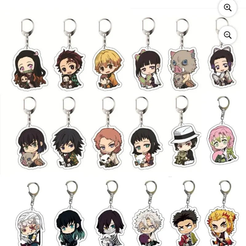 Demon Slayer Keychains, Randomly Selected Assortment for Collection!