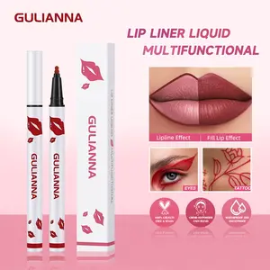 Multifunctional Eyeliner Lip Liner Pen, Long-Lasting Waterproof Sweatproof Makeup Tool, Perfect for Daily Use & Special Occasions