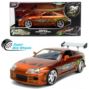 Jada 1:24 Fast & Furious 25th Anniversary 1995 Toyota Supra Orange Brush Finish