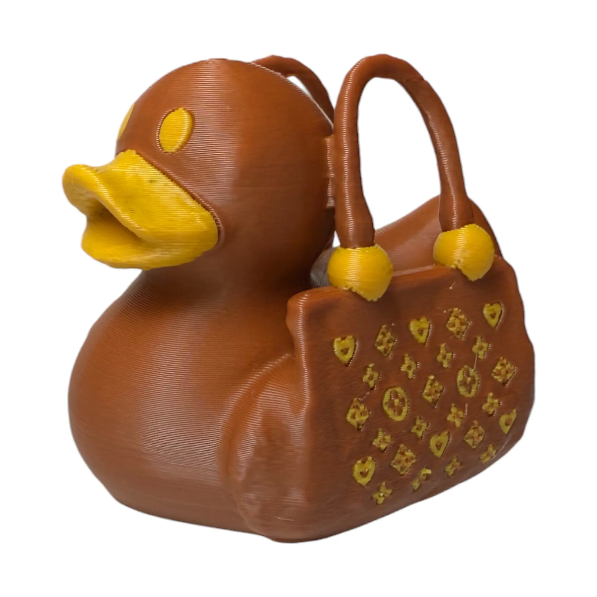 Luxury Purse Duck – 3D-Printed Duck with Chic Handbag-Inspired Style
