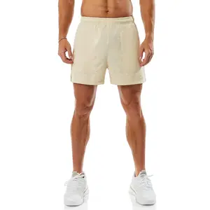 Ouber Men's Athletic Gym Shorts Workout Quick Dry Shorts for Men Running Training with Zipper Pockets