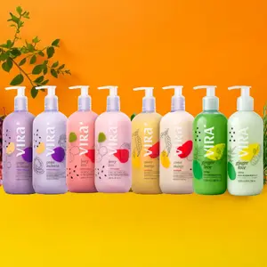 VIRA Shampoo & Mask Set Deep Moisture / Extra Shine  Frizz Control for All Hair Types | Daily Nourishing Hair Treatment 17.6 fl oz x2