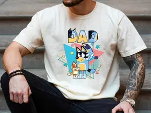 Bluey Bingo Family TShirt Bluey Bandit Rad Dad Shirt Bluey Dad Bluey Family Shirt