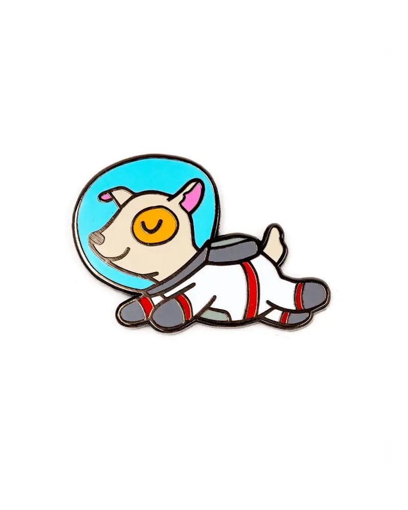 Astronaut Dog Pin