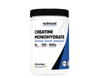 Nutricost Creatine Monohydrate Powder 500 Grams (Unflavored) Supplement pre workout