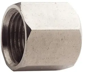 Made in USA 316 Stainless Steel Flared Tube Nut, 1-1/2" Tube OD, 1-7/8-12 UNF Thread, 37° Flare Ends, Model TX-24-N