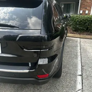 Rear Fog Light Cover Trim Replacement Set of 4 for 2014-2020 Jeep Grand Cherokee WK2 Taillight, Automotive Self-Adhesive Weather-Resist ABS Car Accessory, High-Quality Finish, Easy Installation