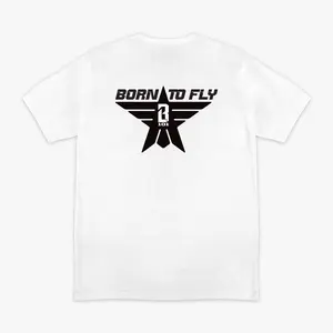 Born to Fly Tee - BL White
